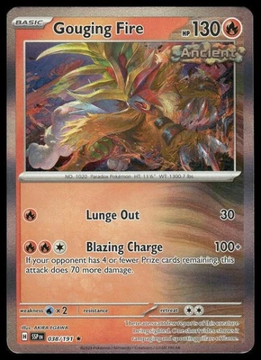 Deck Exclusives #038/191 Gouging Fire HOLO - Image 1 of 2