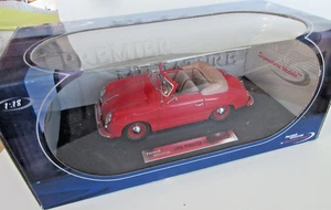 1950 PORSCHE 356 CABRIOLET, Red, 1:18 scale, Diecast, PREMIER MINIATURE - Picture 1 of 18