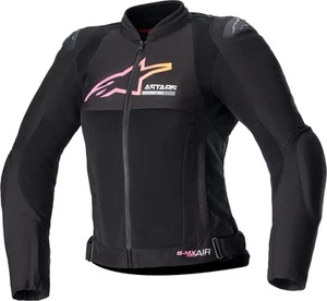 Alpinestars Stella SMX Air Women's Jacket Black/Pink/Yellow Small 3316523-1439-S - Picture 1 of 5