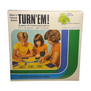 RARE 1970s Turn'Em Game Of Mental Gymnastics Leisure Learning Tree New Sealed - Picture 1 of 10