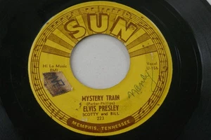 Original Elvis Presley 45 rpm Sun Record Mystery Train / I Forgot To Remember - Imagen 1 de 3