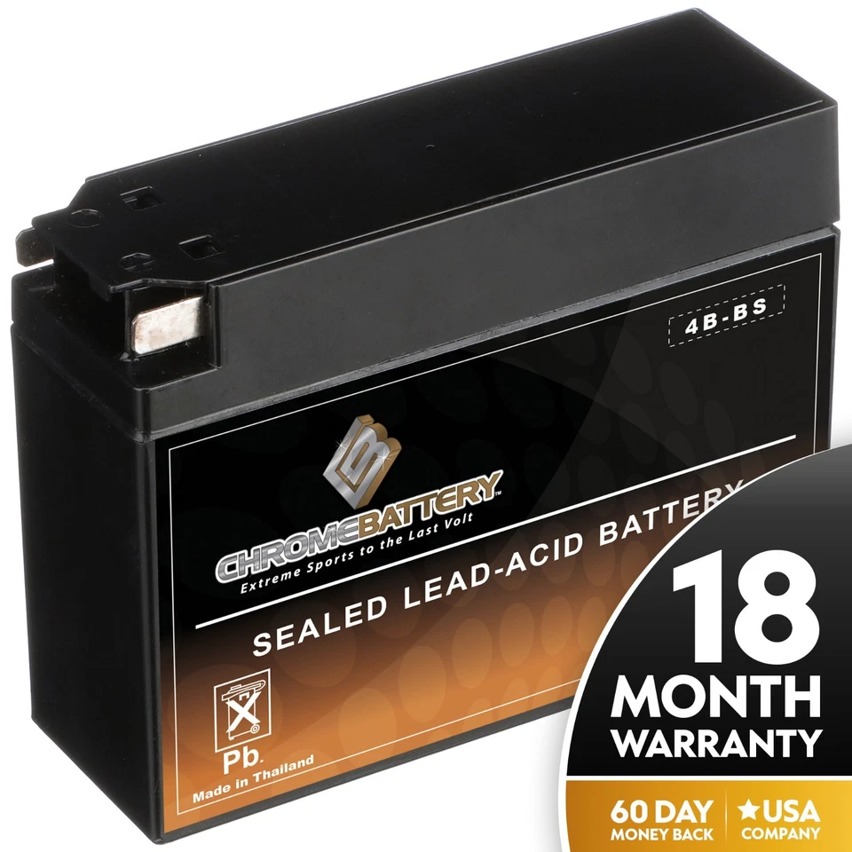 Batería AGM de alto rendimiento YT4B-BS para motocicleta Yamaha TTR 50E 2006-2017 Foto 1 de 4