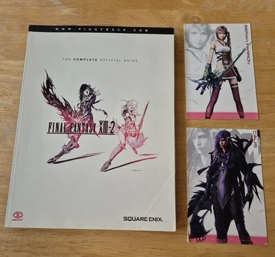 Final Fantasy XIII-2 : Complete Official Strategy Guide. With 2 rare postcards. - Image 1 of 4