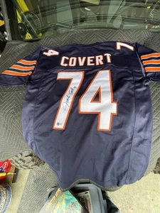Chicago Bears/Jim ¡Encubierto! /Jersey Autografiado/Beckett ¡Certificación Auténtica! - Imagen 1 de 7