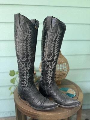 Old Gringo Mayra Western Vaquera Botas Altas Cuero Negro Para Mujer’s 8.5 M Foto 1 de 4