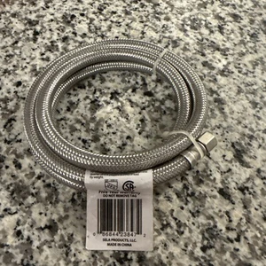 Accesorios para electrodomésticos certificados Conector para máquina de hielo Trenzado Acero inoxidable 5 pies - Imagen 1 de 4