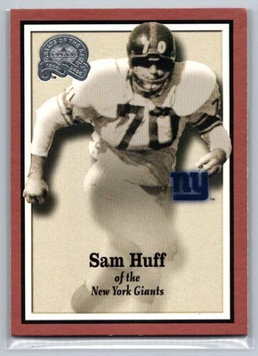 Sam Huff 2000 Fleer Greats of the Game New York Giants #77 - Image 1 of 2