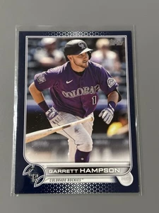 2022 topps garrett hampson bordo blu scuro - Montagne Rocciose - Foto 1 di 2