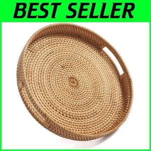 Versatile Woven Coffee Table Tray - 16.9 inch - Picture 1 of 8