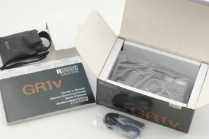 [Unused in Box] Ricoh GR1V Black 35mm Point & Shoot Film Camera From JAPAN - Picture 1 of 13