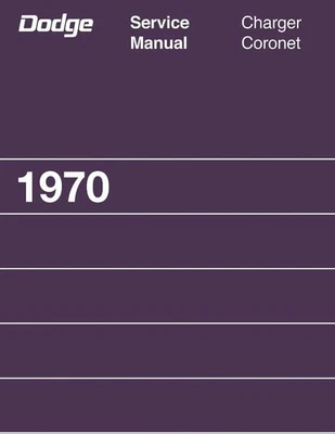 Service Manual for 1970 Dodge Charger, Coronet - Image 1 of 4