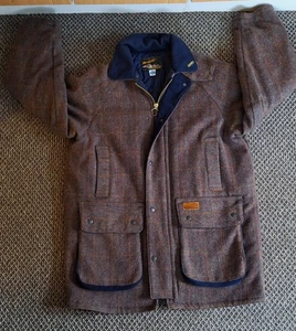 BRONTE * CLASSIC COUNTRY HERRINGBONE TWEED QUILTED JACKET (HUNTING / FISHING) XL - Picture 1 of 21