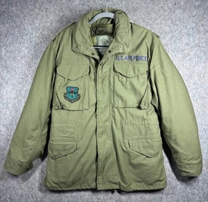 Vintage M-65 Feldjacke OG-107 mit Steppfutter Small Regular Grün Military - Bild 1 von 12