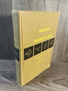 Radio Servicing Theory & Practice Abraham Marcus 1954 3rd Edition HC VTG  - Picture 1 of 5