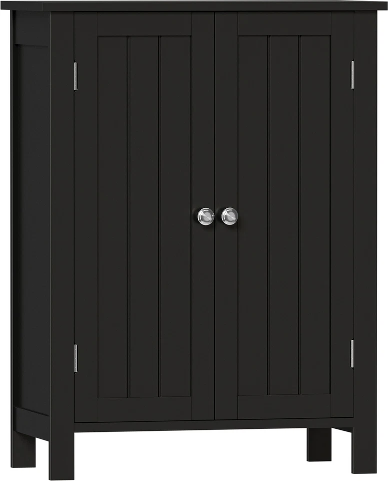 Organizador de armário de armazenamento de piso para banheiro com prateleiras ajustáveis cores mutilas - Imagem 1 de 1