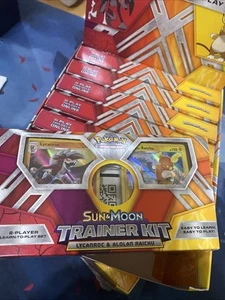 Pokémon TCG Sun and Moon Trainer Kit (X1) Lycanroc & Alolan Raichu New Sealed - Picture 1 of 5