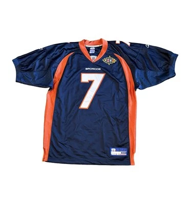 Camiseta deportiva cosida Reebok On Field Denver Broncos John Elway del Super Bowl talla 50 Foto 1 de 4