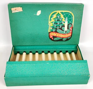 Cadena de luces vintage luces de Navidad años 70 flecha roja 10 velas blanco cálido - Imagen 1 de 13