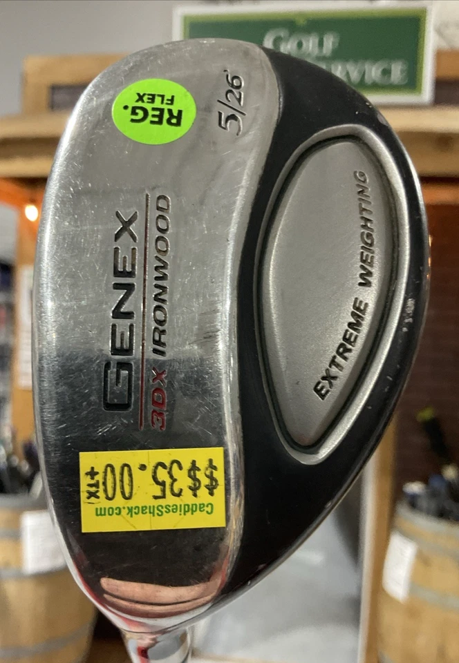 Nickent GENEX 3DX 26° #3 Ironwood 38.5" SR2 Regular Flex Graphite Left-Hand USED - Image 1 of 4