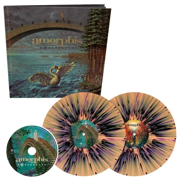 AMORPHIS - BORDERLAND [EARBOOK-"DANCING SHADOW" SPLATTER 2LP + DIGI-CD] - Image 1 of 1