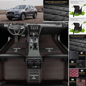 For Infiniti QX56 Car Floor Mats Waterproof Auto Custom Liner Carpets PU Leather - Imagen 1 de 26
