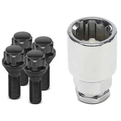 5x Tacos de rueda M14-1,5 para Volkswagen Golf 97-07 10-19 Beetle Passat Tiguan Foto 1 de 4