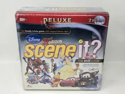 Scene It? Disney 2nd Edition Deluxe Tin Version, 2007 - New (with some box wear) - Image 1 of 4