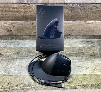 HP 920 Ergonomic Vertical Mouse Wireless Bluetooth Mouse 4K DPI Exc Cond!! - Image 1 of 4