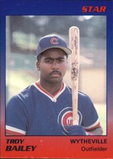 1989 Wytheville Cubs Star #2 Troy Bailey