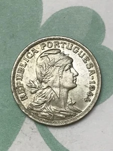 Potugal 1944 50 Centavos Coin  - Picture 1 of 12