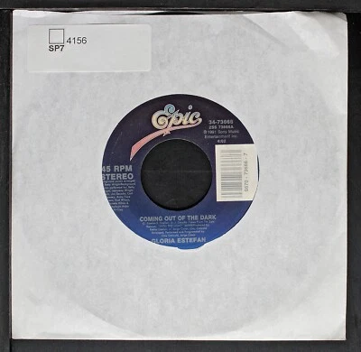 Gloria Estefan - Coming Out Of The Dark - 7" single 45rpm record - Image 1 of 3