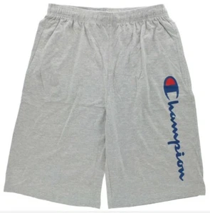 Champion Men's Sport Shorts Script Logo 100% Lightweight Cotton Size 5XL - Picture 1 of 2