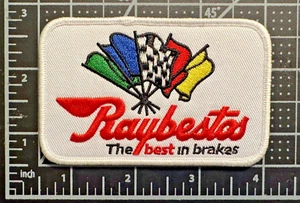 RARE RAYBESTOS "THE BEST IN BRAKES" EMBROIDERED 3in Patch Iron / Sew-On Patch - Picture 1 of 2