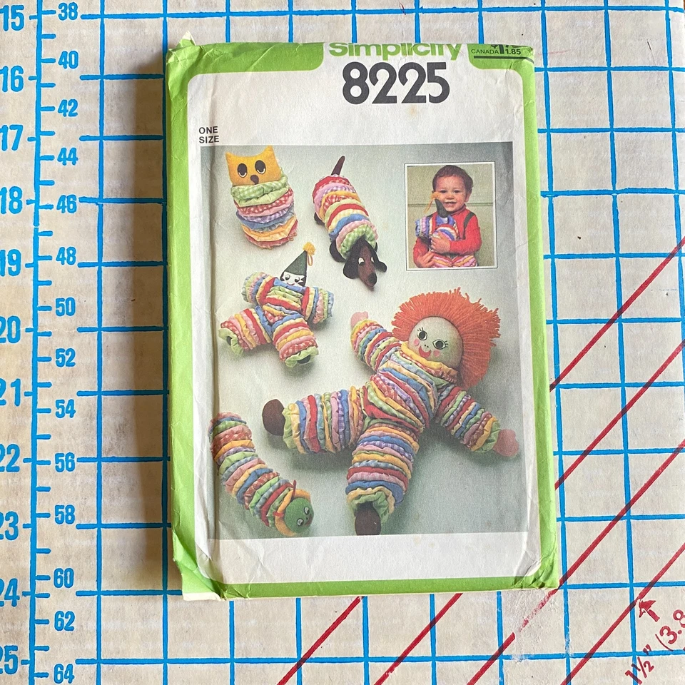 Uncut 1970s Toys Pattern Simplicity 8225 - Image 1 of 3