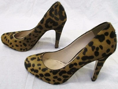 Bombas de pelo de pony con estampado de leopardo MIU MIU en marrón - talla 36,5 Foto 1 de 4