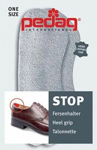 Pedag STOP Heel Grip * 4 Pairs - Made with Soft Suede Leather - Picture 1 of 2