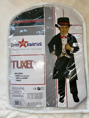Kids Suit Tux Halloween Costume By Dress Up America Size M (8-10) - Image 1 of 4