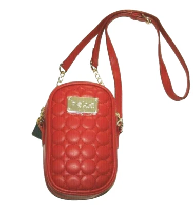 Bebe Serafina Mini Crossbody Red Wine Quilted Bag Handbag MSRP $69.00 New NWT - Image 1 of 4