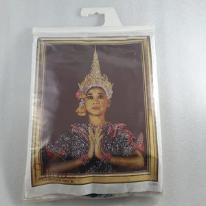 Thea Gouverneur Thai Lady Cross Stitch Kit 60x80 cm - Picture 1 of 3