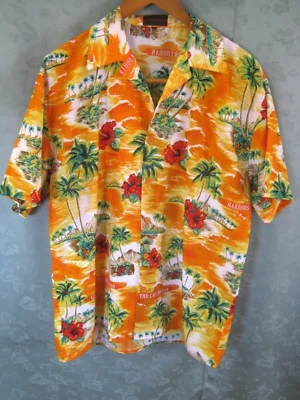 Big Brother размер средний гавайский стиль рубашка ~ Барбадос ~ большой средний - Изображение 1 из 4