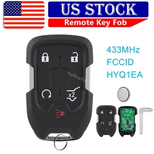For 2017 2018 2019 2020 GMC Acadia 5 Button Smart Remote Control Key Fob HYQ1EA - Picture 1 of 7