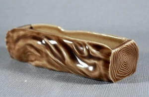 VINTAGE WADE TROUGH LOG VASE - Picture 1 of 5