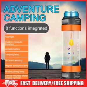 LED Rechargeable Lamp Waterproof IPX8 Camping Light Multifunction Lantern