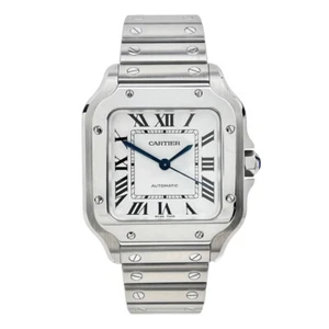 Cartier Santos De Cartier Medium Model Auto Steel Watch 35mm Watch WSSA0029 - Picture 1 of 10