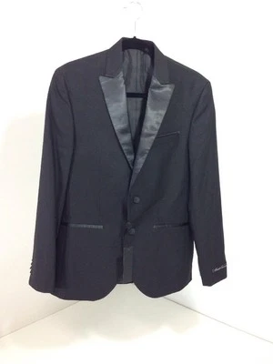 ABRIGO DEPORTIVO KENNETH COLE HOMBRE SLIM FIT COLOR NEGRO TALLA 36S NUEVO CON ETIQUETAS Foto 1 de 4