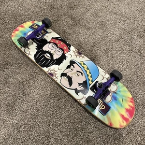Tom Penny Flip Cheech Chong Skateboard Tie dye Rare With Wheels Hendrix - Picture 1 of 10