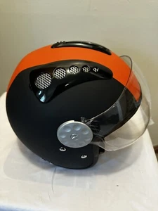 NEW HCI 16 Black  Open Face Motorcycle Helmet w/ 1/2 and 3/4 Visors DOT SizeXL - Picture 1 of 14