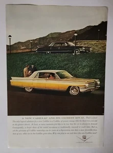 Vintage "Original 1963 Druck Ad 1963 Cadillac 6 3/4"" x 9 7/8" - Bild 1 von 1