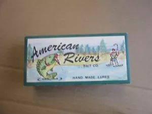 RARA RANA J's - rosso bianco - fatta a mano da Hugh Huffman - American Rivers Bait Co. - Foto 1 di 9