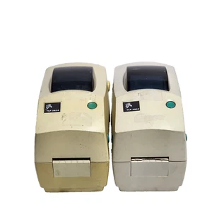 Lot of 2 Zebra TLP 2824 Thermal Label Printer NO AC ADAPTER - Picture 1 of 6